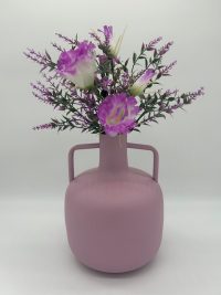 Lavender 2 Handed Vase