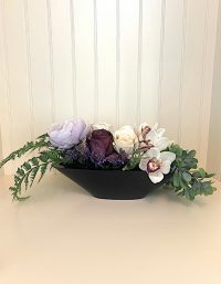 Horizontal PLUM Floral Arrangement