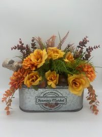 Fall Floral Farmer's Market Tin