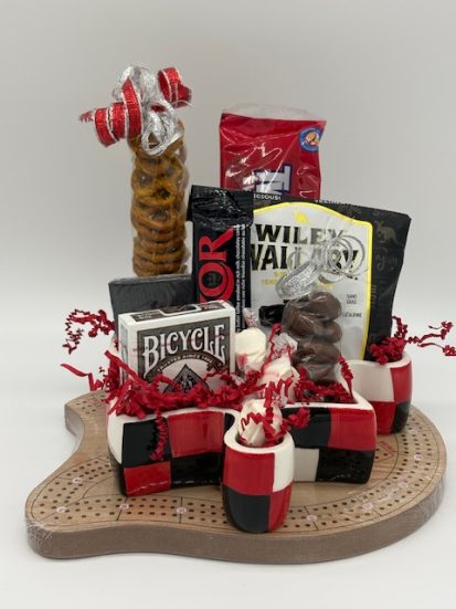 Treats & Game (Crib) Gift Basket # 1